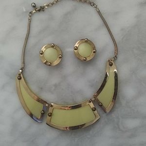 Vintage Leru necklace and earring set
